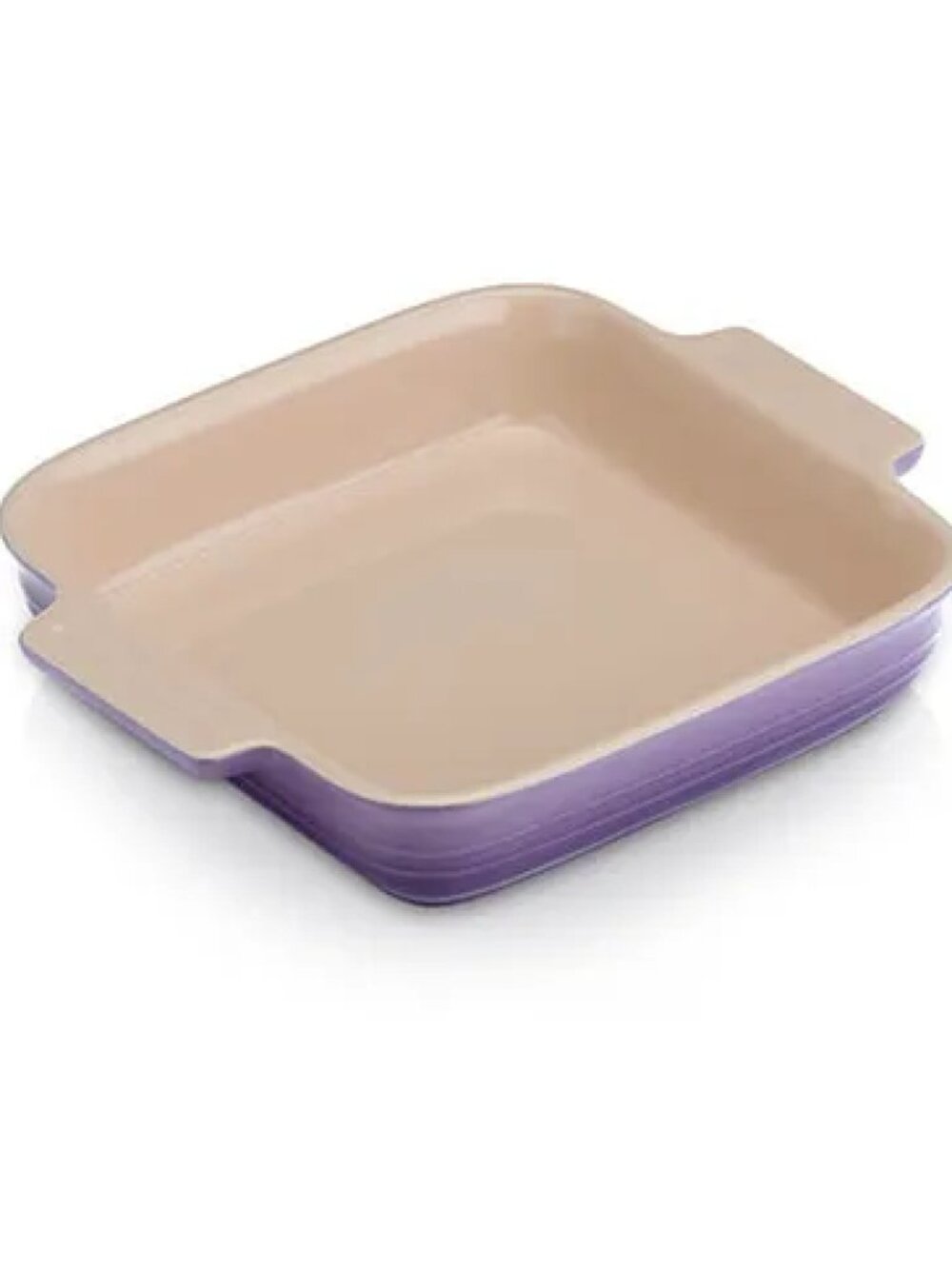 NEW Le Creuset 23cm Square Stoneware Baking Dish Ultra Violet